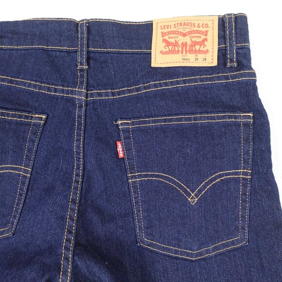 Levi's 510 Skinny Jeans Women's 16 Reg (30x30) Dark Wash Stretch Denim - Picture 8 of 11